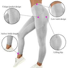 Load image into Gallery viewer, Woman&#39;s Leggings Running Fitness Yoga Pants With Pocket
