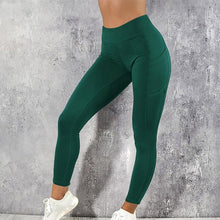 Load image into Gallery viewer, Woman&#39;s Leggings Running Fitness Yoga Pants With Pocket
