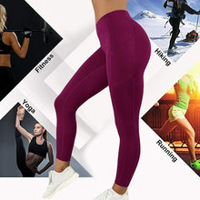 Load image into Gallery viewer, Woman&#39;s Leggings Running Fitness Yoga Pants With Pocket
