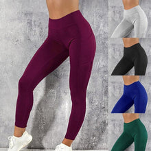 Load image into Gallery viewer, Woman&#39;s Leggings Running Fitness Yoga Pants With Pocket
